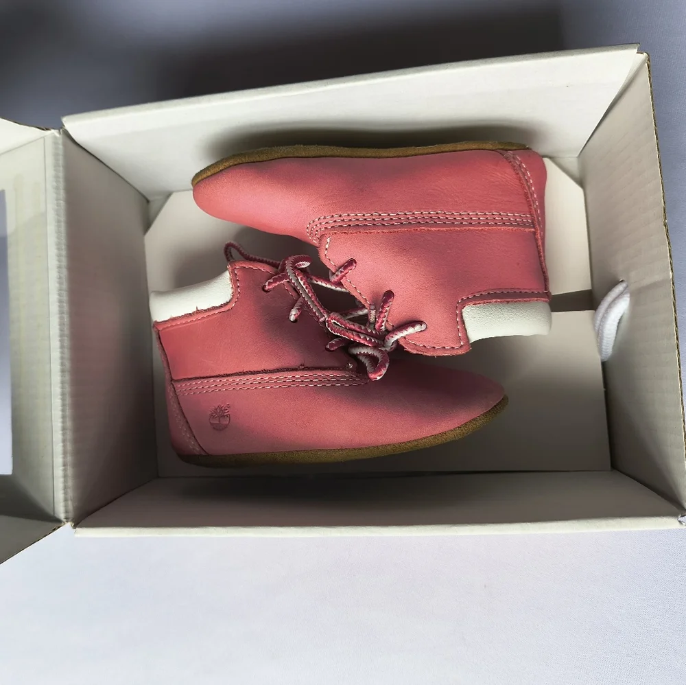Timberland Pink Infant Bootie Shoes